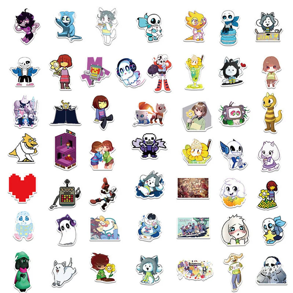 50PCS Graffiti Waterproof Sticker Suitcase Notebook Refrigerator Skateboard Water Cup Stationery Box