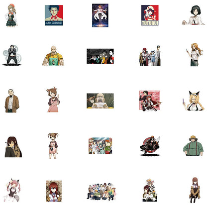 50PCS Animation Fate Stone Gate: Elite Personality Decoration Graffiti Waterproof Sticker Notebook WaterCupHelmet