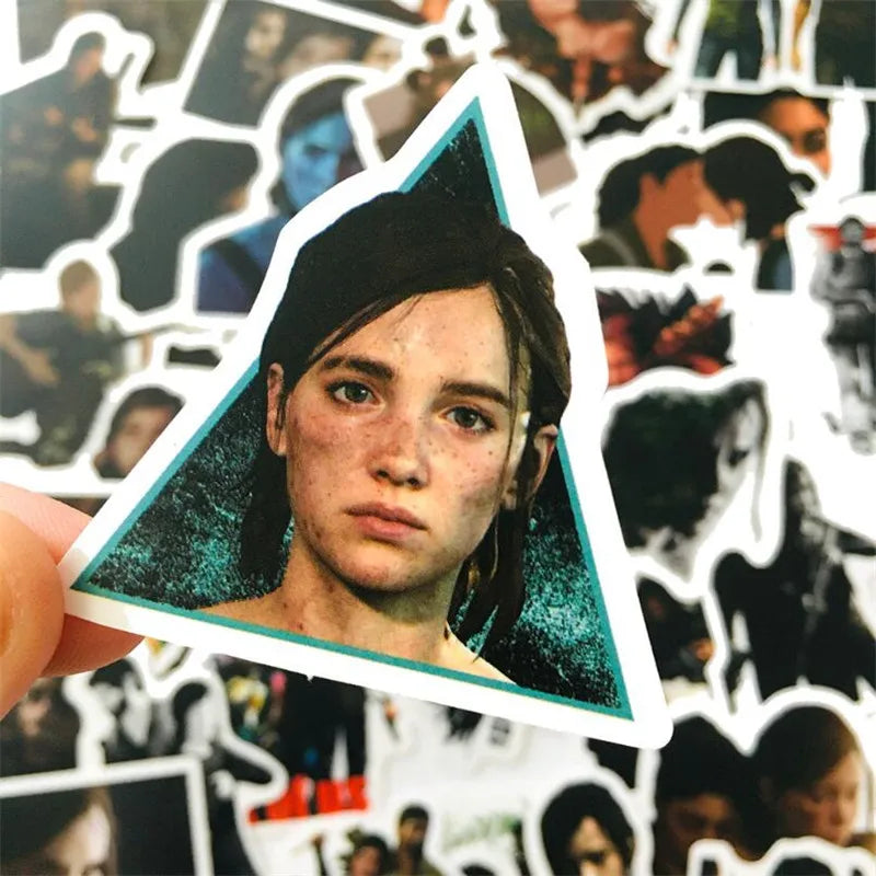 50PCS Popular Horror Game Last Survivor Doodle Luggage Laptop Waterproof Sticker Decorative Toy