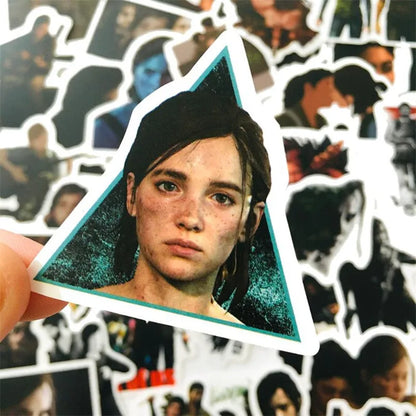 50PCS Popular Horror Game Last Survivor Doodle Luggage Laptop Waterproof Sticker Decorative Toy