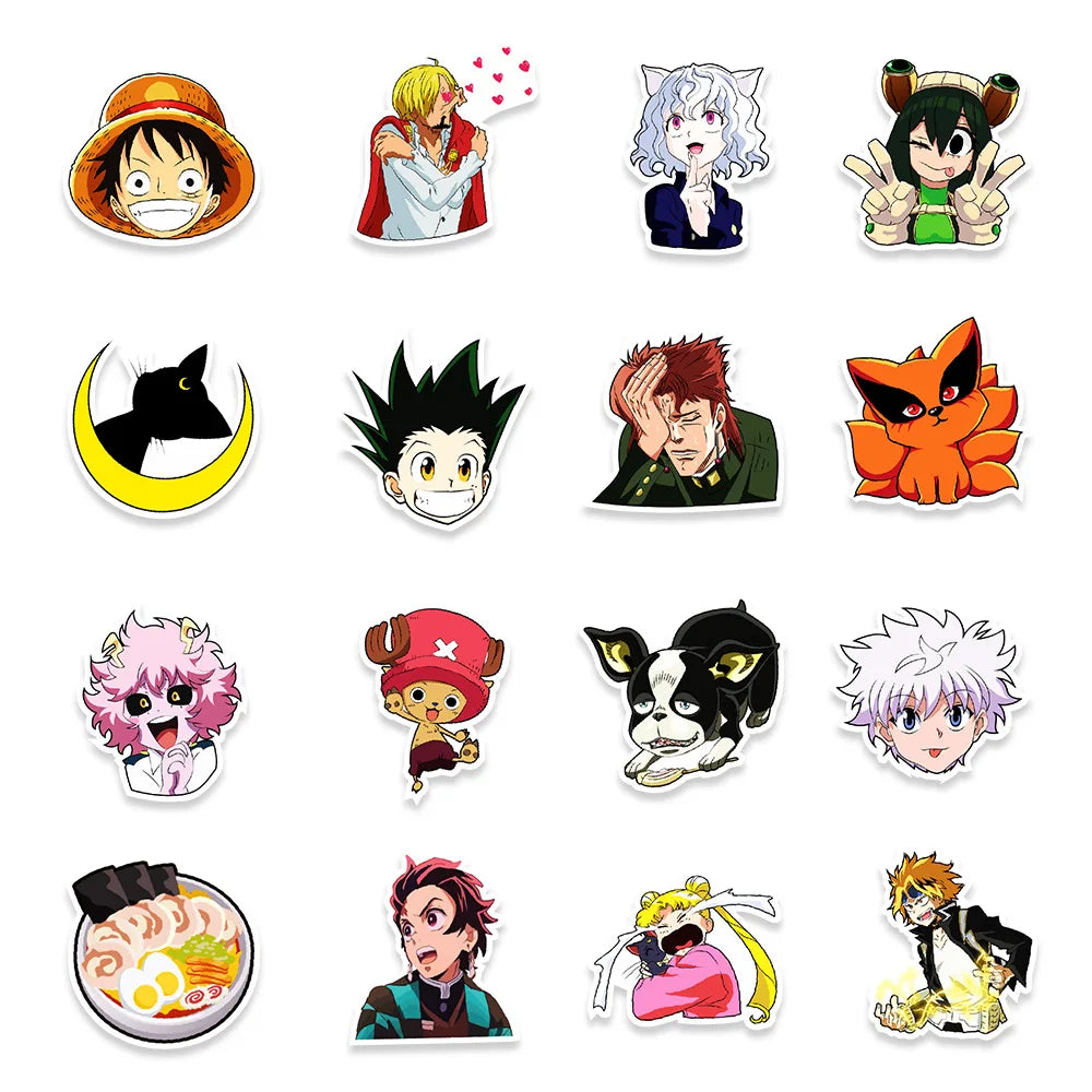 50PCS Riman Series Collection Personalized Graffiti Waterproof Sticker Refrigerator Skateboard Guitar Cool Helmet
