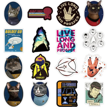 50PCS Cartoon Creative Character Suitcase Graffiti Phone Case Water Cup Decoration Waterproof Sticker Toy