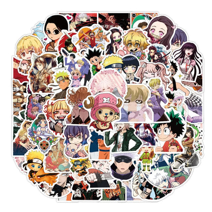 50PCS Japanese Man Mix Combination Graffiti Sticker Cartoon Mug Car Trunk Notebook Scooter Sticker