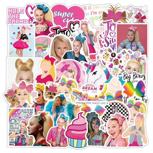 50PCS   CuteGirl Notebook Hand Account Graffiti Skateboard Suitcase Decoration Waterproof Sticker Toy