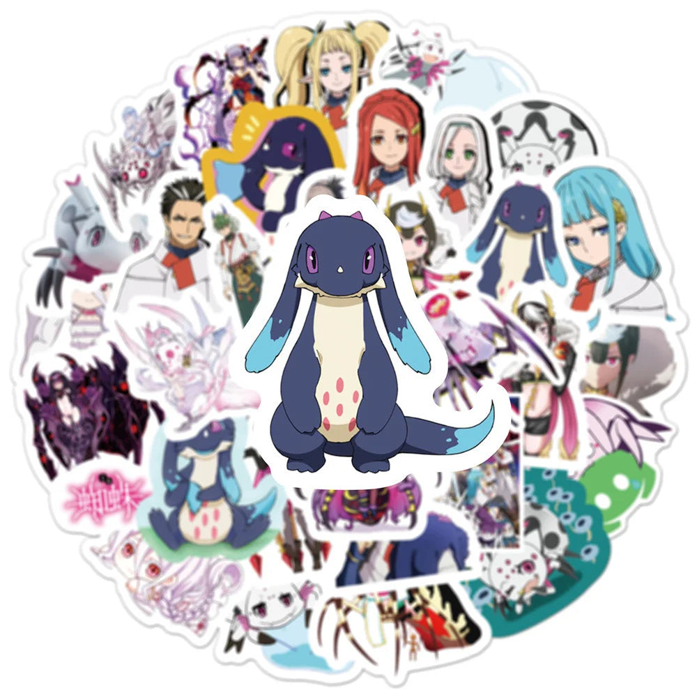 50PCS Cartoon Anime Graffiti Gift Toy Skateboard Cup DIY Suitcase Notebook Guitar Regeneration Spider Sticker