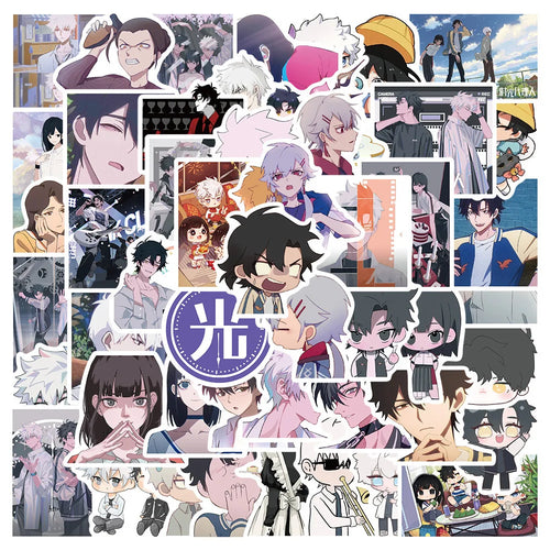 50PCS Cartoon Anime Manga Time Agent Stickers Luggage Notebook Water Cup Decoration Graffiti Sticker