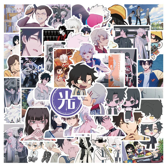 50PCS Cartoon Anime Manga Time Agent Stickers Luggage Notebook Water Cup Decoration Graffiti Sticker