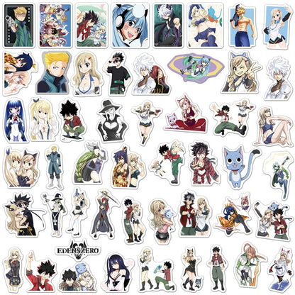 50PCS cartoon animation EDENS original graffiti stickers, personalized DIY luggage, laptop, waterproof decorative sticker toys