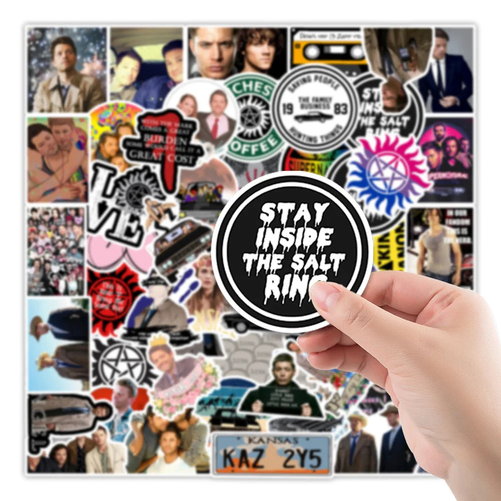 50PCS New Hot Hit American Drama Graffiti Decoration Suitcase Guitar Waterproof Sticker