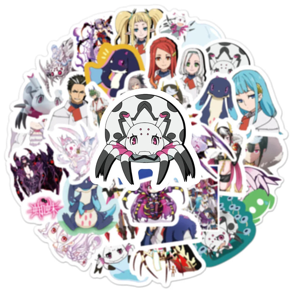 50PCS Cartoon Anime Graffiti Gift Toy Skateboard Cup DIY Suitcase Notebook Guitar Regeneration Spider Sticker
