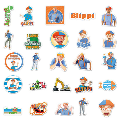 50PCS   Education Graffiti Waterproof Sticker Suitcase Notebook Stationery Box WaterCup