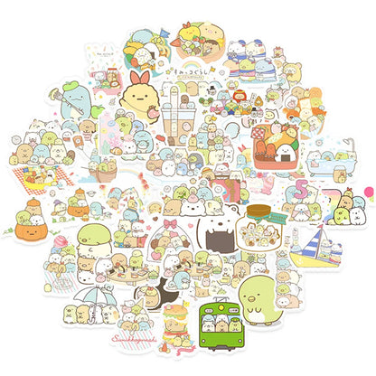 50PCS Corner Bio Sumikkogurashi Christmas Waterproof Luggage Phone Helmet Car Sticker