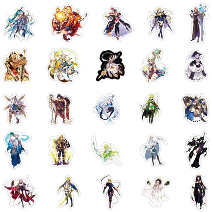 50PCS Anime Dating Battle Sticker Graffiti Laptop Guitar Motorcycle Luggage Skateboard Bike Waterproof Sticker
