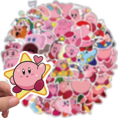 50 pieces of cute graffiti stickers featuring star cartoon characters, personalized fashion and creative trend decorations, exquisite decals, toys, suitcases, notebooks, refrigerators, water cups, helmets and popular stickers