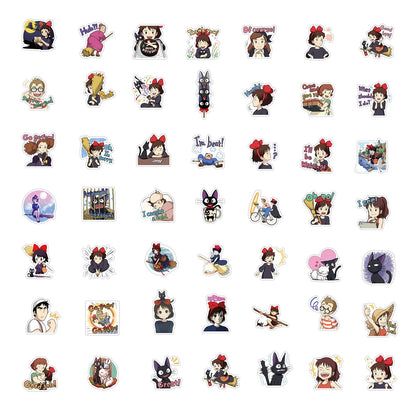 50PCS Riman Witch House Emergency Suitcase Notebook Mobile Phone Skateboard Children's Graffiti WaterproofSticker
