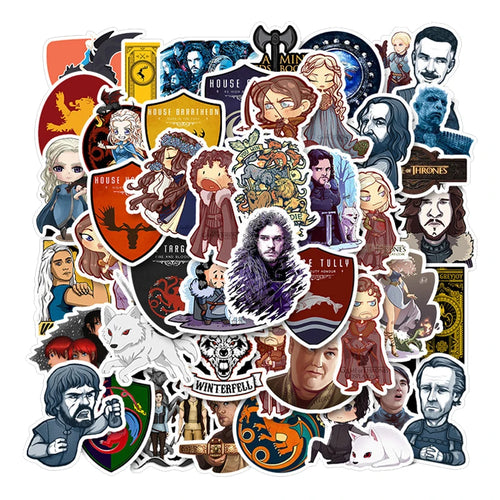 50 pieces of American TV series copyright and controversy graffiti stickers, personalized decoration luggage, laptops, guitars, bicycles, skateboards, gift stickers, toys