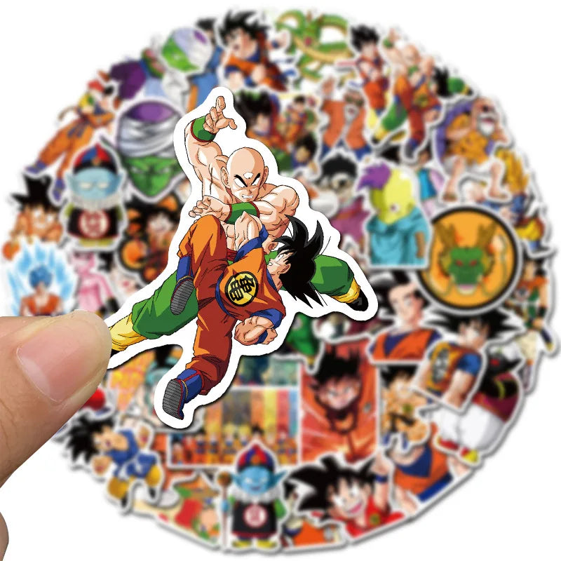 50PCS Classic Anime Cartoon Character Sticker Cute Graffiti Sticker Sticker Waterproof Decoration