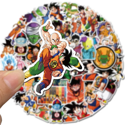 50PCS Classic Anime Cartoon Character Sticker Cute Graffiti Sticker Sticker Waterproof Decoration