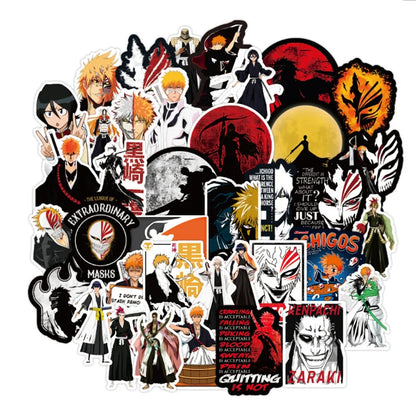 50 pieces of Japanese cartoon and anime graffiti stickers, DIY decorative stickers, suitable for luggage, laptops and motorcycle decorative stickers