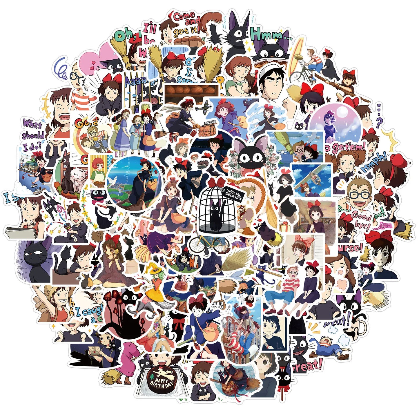 50PCS Riman Witch House Emergency Suitcase Notebook Mobile Phone Skateboard Children's Graffiti WaterproofSticker