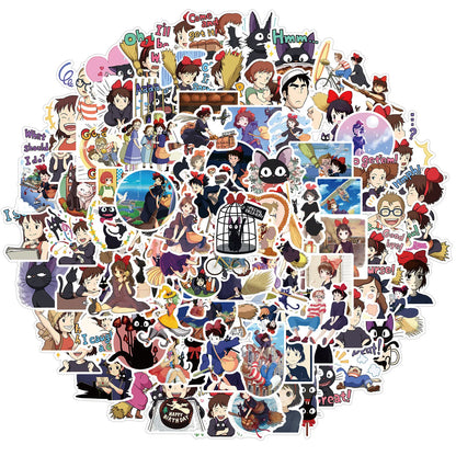50PCS Riman Witch House Emergency Suitcase Notebook Mobile Phone Skateboard Children's Graffiti WaterproofSticker