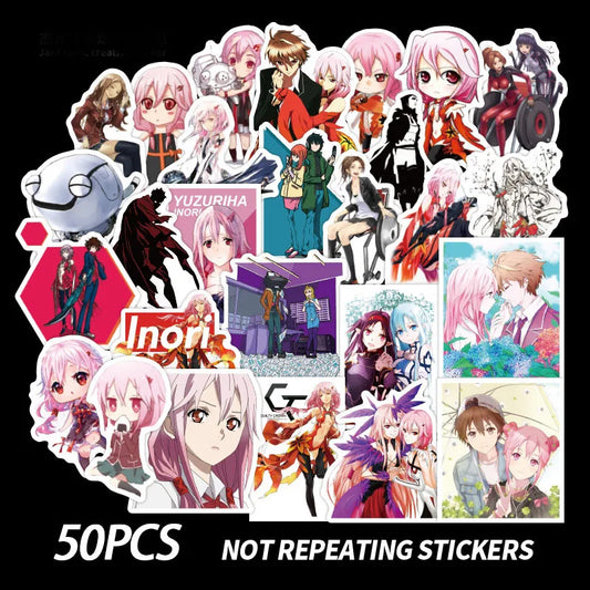 50 pieces of sinful Crown cartoon anime graffiti stickers, personalized DIY bags, car helmets, computer and mobile phone cases, waterproof decorative stickers, toys