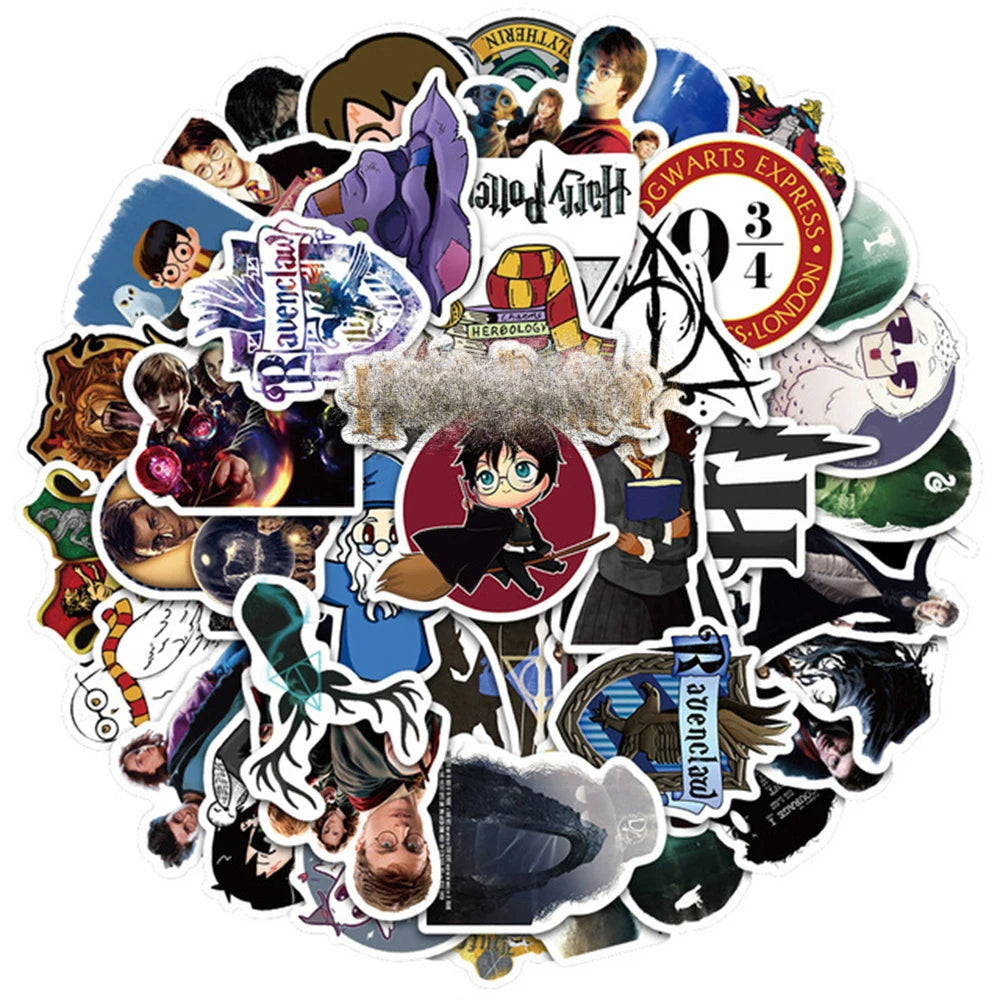 50PCS Magic Porter Personalized Sticker Suitcase Luggage Guitar Car Waterproof Graffiti DIY Sticker
