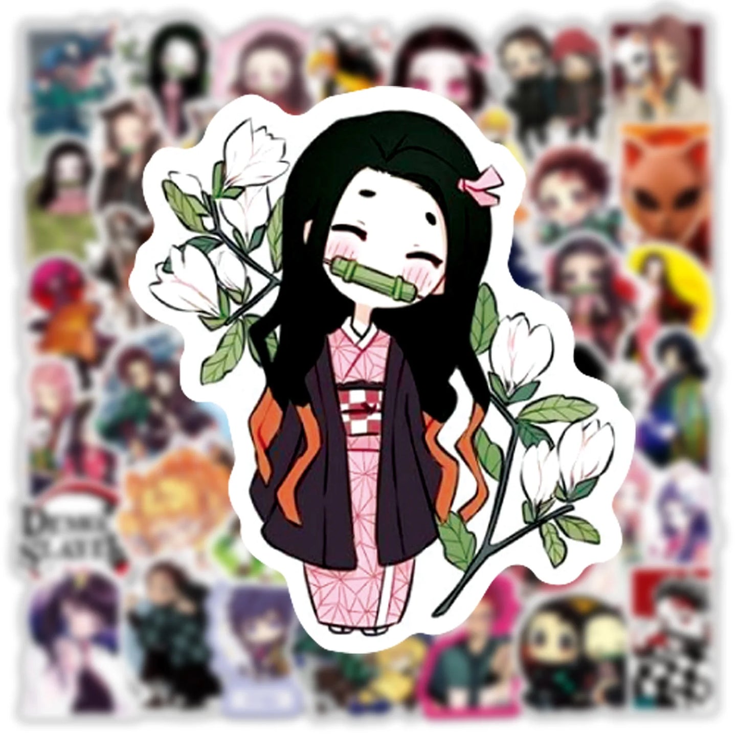 50PCS Animation Ghost Killing Blade Graffiti Waterproof Sticker Suitcase Notebook Refrigerator SkateboardWaterCup