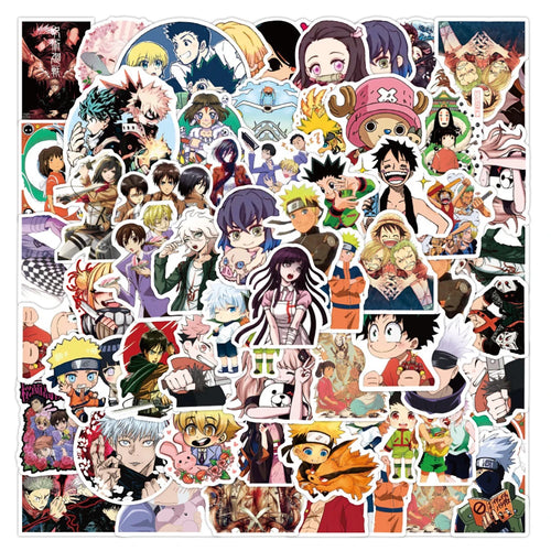 50PCS Japanese Man Mix Combination Graffiti Sticker Cartoon Mug Car Trunk Notebook Scooter Sticker