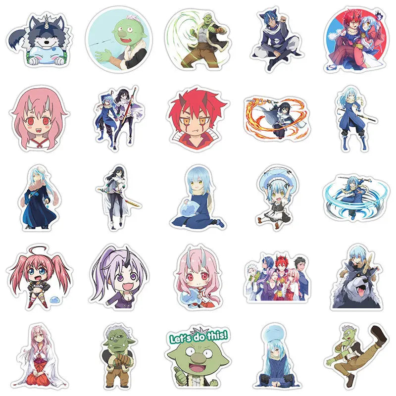 50PCS    AboutMyReincarnation Into Shrem Graffiti Waterproof Sticker Suitcase Notebook Refrigerator Stationery Box