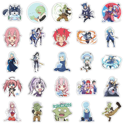 50PCS    AboutMyReincarnation Into Shrem Graffiti Waterproof Sticker Suitcase Notebook Refrigerator Stationery Box