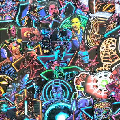 50PCS Avengers Personalized Decoration Luggage Notebook Stickers Motorcycle Mobile Phone Water Cup Stickers