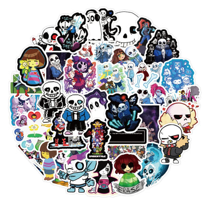 50pcs Game Legend Graffiti Sticker Waterproof Luggage Compartment Notebook Scooter Refrigerator Sticker Custom