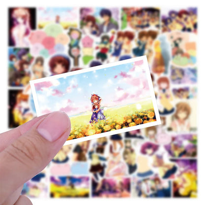 50PCS   Cartoon Anime AFTER STORY Dumpling Big Family Graffiti Sticker Luggage Scooter Sticker