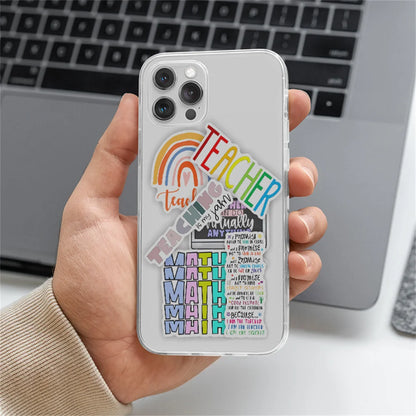 50PCS Retro Inspirational Teacher's Day English Love Graffiti Car Sticker Notebook Helmet Refrigerator Sticker