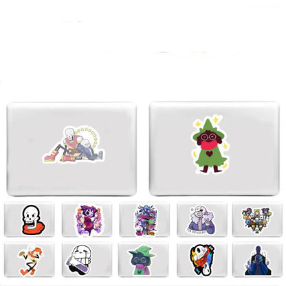 50PCS cartoon Frisk Toriel mobile comic character graffiti stickers, personalized DIY luggage, helmet, phone case, scooter, refrigerator graffiti, waterproof decorative sticker toys