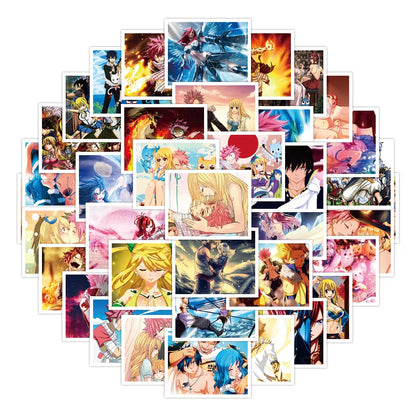 50PCS Japanese Anime Monster Tail Cartoon Graffiti Waterproof Removable Trolley Case Notebook Stickers Decal