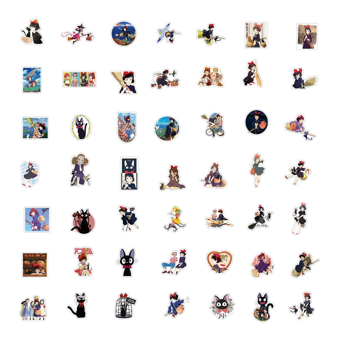 50PCS Riman Witch House Emergency Suitcase Notebook Mobile Phone Skateboard Children's Graffiti WaterproofSticker
