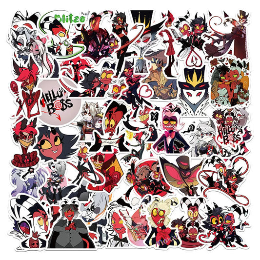 50PCS Animation Extreme Evil Boss Graffiti Waterproof Sticker Suitcase Notebook Refrigerator Skateboard Water Cup