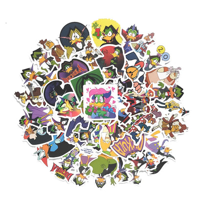 50PCS Cartoon Vampire Duck Adventure Personalized Decoration Graffiti Waterproof Sticker Notebook Water CupHelmet