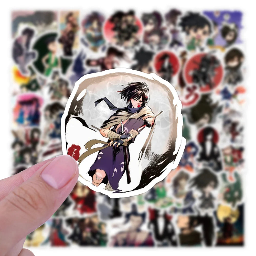 50PCS Cartoon Japanese Anime Dororo Graffiti Sticker Guitar Car Trunk Notebook Water Cup Sticker
