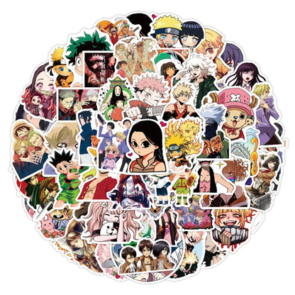 50PCS Japanese Man Mix Combination Graffiti Sticker Cartoon Mug Car Trunk Notebook Scooter Sticker
