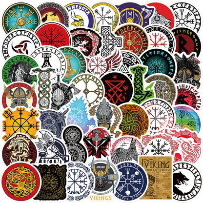 50PCS Cartoon Totem Popular Waterproof Graffiti Sticker Suitcase Notebook Mobile Phone Refrigerator Water Cup Helmet