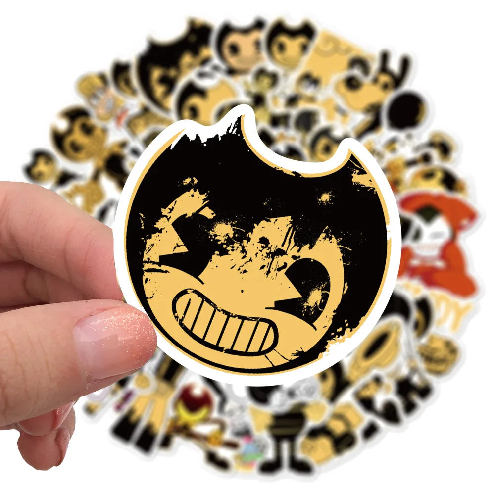 50PCS Cartoon Character Bandy and Ink Machine Graffiti Waterproof Sticker Suitcase Notebook Skateboard Water Cup