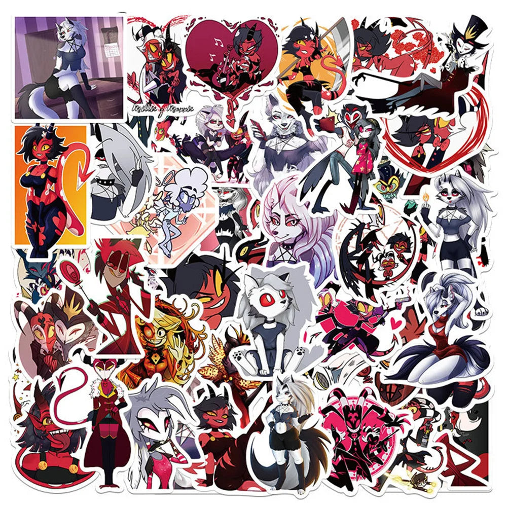 50PCS Animation Extreme Evil Boss Graffiti Waterproof Sticker Suitcase Notebook Refrigerator Skateboard Water Cup