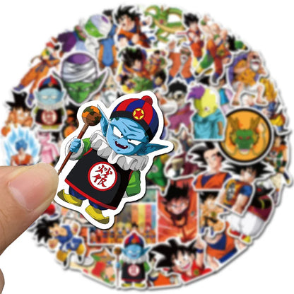 50PCS Classic Anime Cartoon Character Sticker Cute Graffiti Sticker Sticker Waterproof Decoration