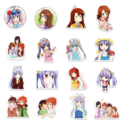 50PCS Anime Leisurely Cartoon Daily King Graffiti Decoration Suitcase Laptop Waterproof Sticker Toy