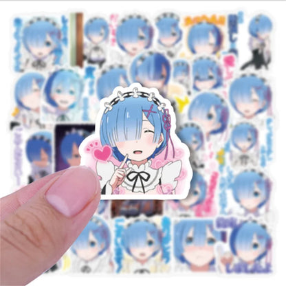 50PCS Brand New Style From Scratch, Different World Life Stickers Notebook Stationery Helmet Decoration Toys