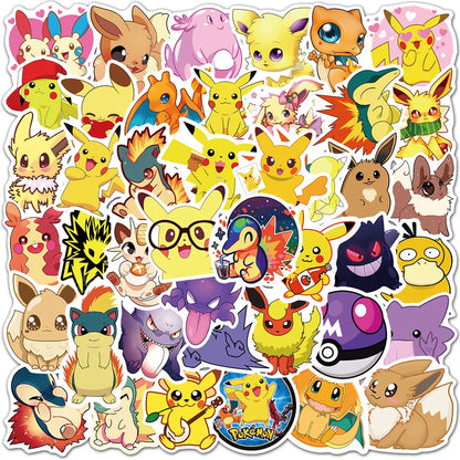 50PCS Pet Elf Animation Graffiti Sticker Waterproof Car Guitar Helmet Notebook Refrigerator Skateboard Water Cup