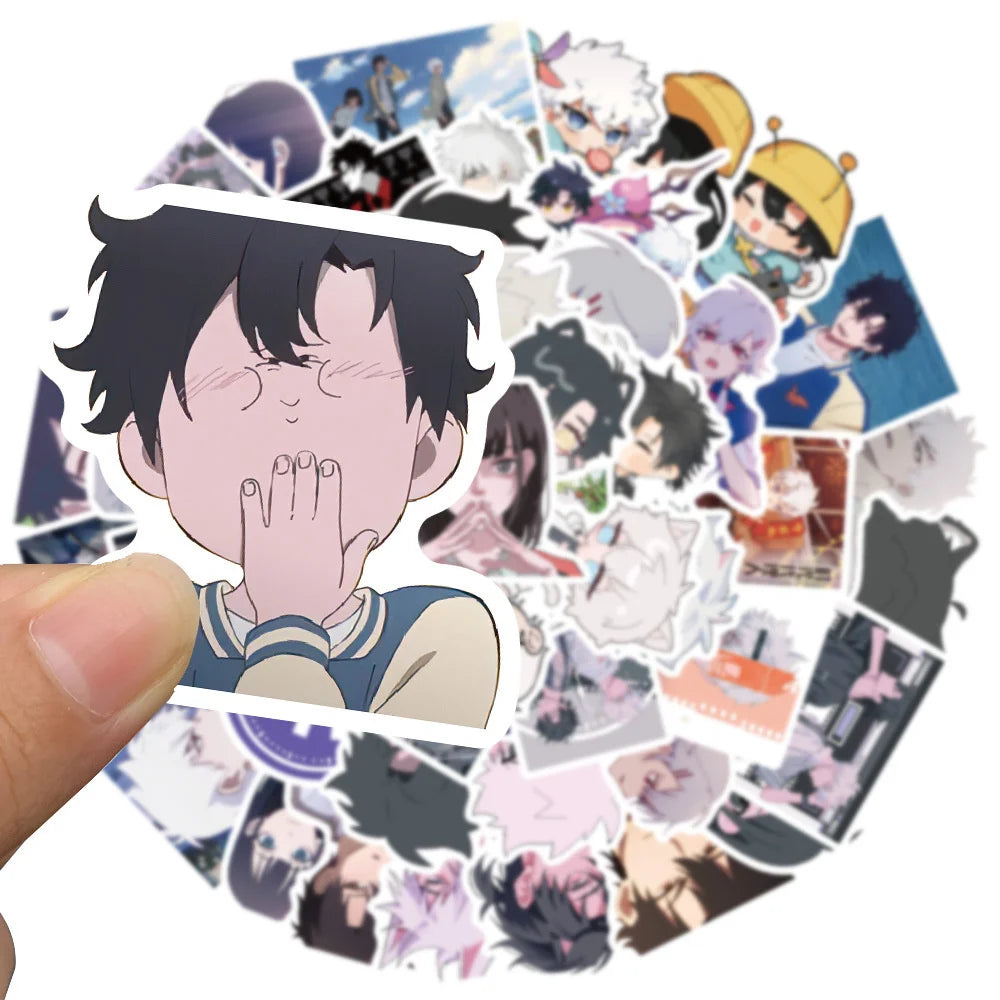 50PCS Cartoon Anime Manga Time Agent Stickers Luggage Notebook Water Cup Decoration Graffiti Sticker